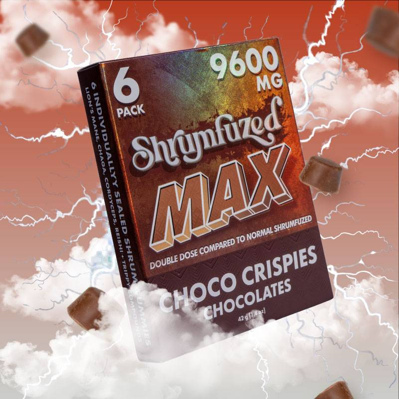 Shrumfuzed MAX 6pk Gummies 1600mg – Cocoa Crispies