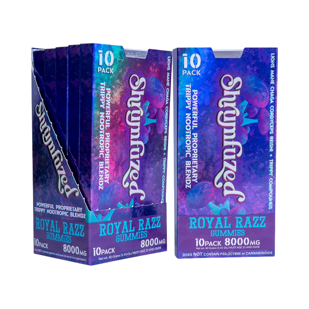 Shrumfuzed 10pk Gummies 800mg – Royal Razz