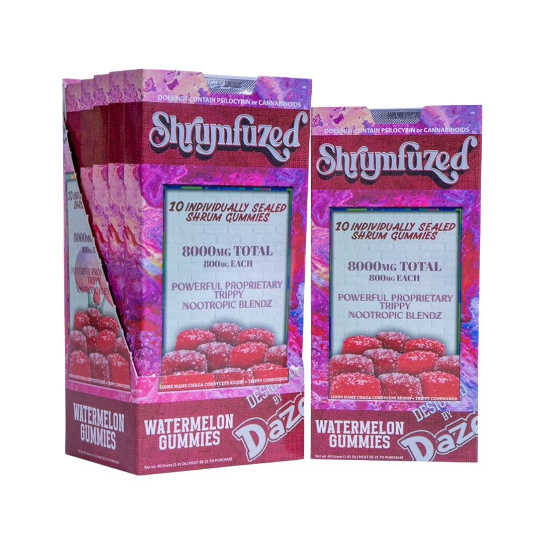 Shrumfuzed 10pk Gummies 800mg – Watermelon
