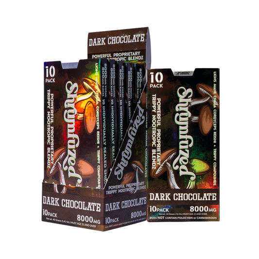 Shrumfuzed 10pk Chocolates 800mg – Dark Chocolate