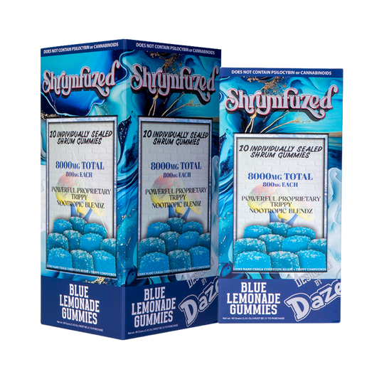 Shrumfuzed 10pk Gummies 800mg – Blue Lemonade