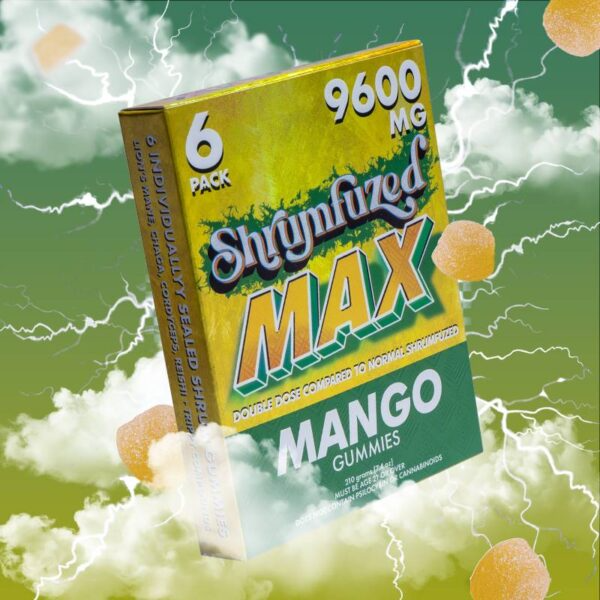 Shrumfuzed MAX 6pk Gummies 1600mg – Mango