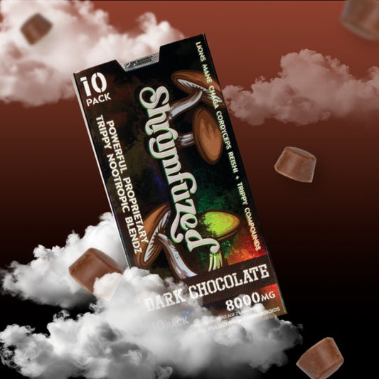 Shrumfuzed 10pk Chocolates 800mg – Dark Chocolate