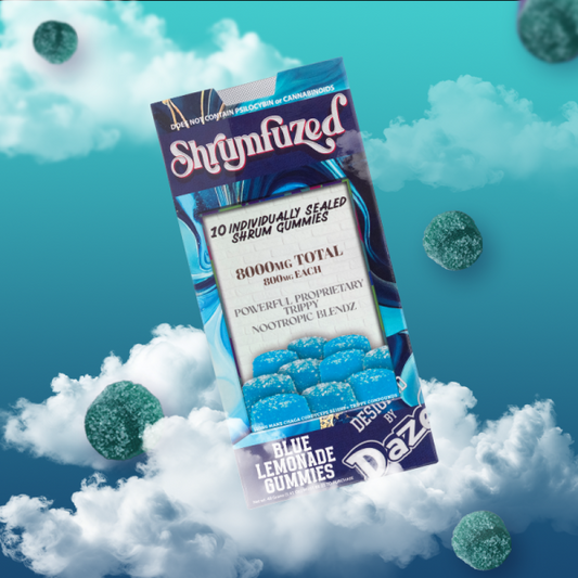 Shrumfuzed 10pk Gummies 800mg – Blue Lemonade